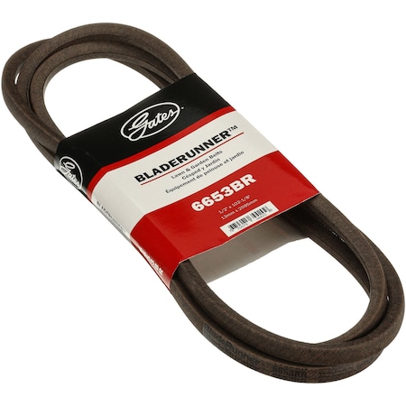Gates 6653BR Classical V-Belt, 101.87 in Outside Length, 1/2 in Top Width, 9 millimeters Thickness 6653BR